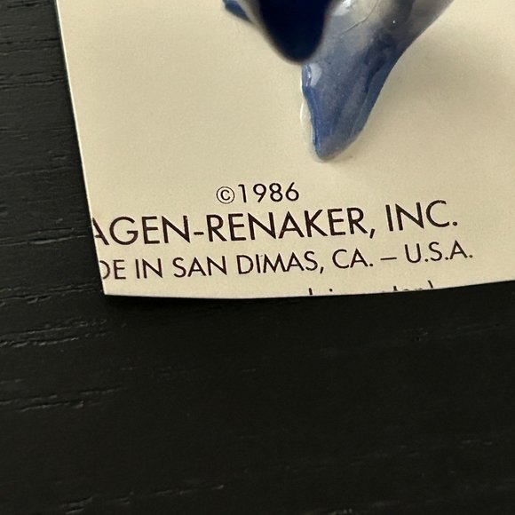 Hagen Renaker Ceramic Miniature Jumping Dolphin Porpoise Animal Figure Figurine - Picture 6 of 12